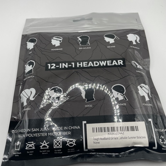 Other - Tough outfitters 12 in 1 Headwear Unisex (Black)